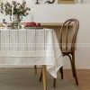 Egsuisheim Tablecloth Table Fabric Lace White Covering Clothes