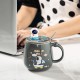 Cute Astronaut Planet Cup Ceramic Mug Couple Water Coffee Cup 380ml