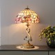 티파니 램프 테이블 램프 바닥 램프 꽃 램프 쉐이드 백조 구리 베이스