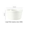 High-Temperature Resistant Soufflé Baking Bowl: Versatile Dessert Pudding Cup and Baking Container