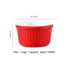 High-Temperature Resistant Soufflé Baking Bowl: Versatile Dessert Pudding Cup and Baking Container