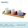 High-Temperature Resistant Soufflé Baking Bowl: Versatile Dessert Pudding Cup and Baking Container