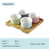 High-Temperature Resistant Soufflé Baking Bowl: Versatile Dessert Pudding Cup and Baking Container