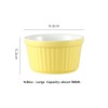 High-Temperature Resistant Soufflé Baking Bowl: Versatile Dessert Pudding Cup and Baking Container