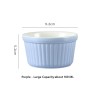 High-Temperature Resistant Soufflé Baking Bowl: Versatile Dessert Pudding Cup and Baking Container