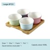 High-Temperature Resistant Soufflé Baking Bowl: Versatile Dessert Pudding Cup and Baking Container