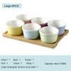 High-Temperature Resistant Soufflé Baking Bowl: Versatile Dessert Pudding Cup and Baking Container