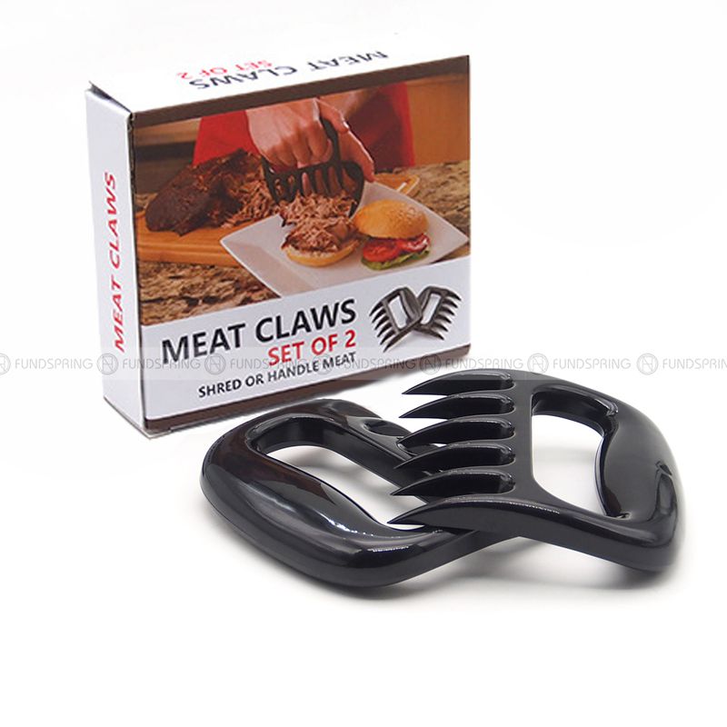 Bear Claw Meat Tearer Cooked Turkey Splitter BBQ Tear Tool Set of 2