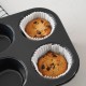 Black Non-stick Baking Pan 6 Cups Muffin Mold Cake Baking Mold