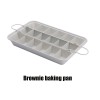 Brownie Pan Cake Mold White Baking Pan Non Stick Multifunction Pan