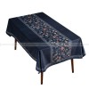 Lanruoting Tablecloth Blue Chinese Table Cloth Waterproof Cloth Cover