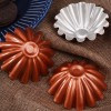 Egg Tart Portuguese Tart Mold Flower Shaped Fruit Pie Cake Mold Set of 3