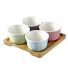 High-Temperature Resistant Soufflé Baking Bowl: Versatile Dessert Pudding Cup and Baking Container