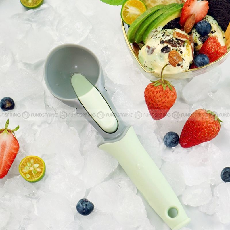 Elastic Ice Cream Scoop Plastic Ice Cream Spoon Fruit Scoop