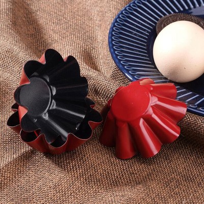 Flower-shaped Egg Tart Portuguese Tart Mold Pie Plate Cake Mold Set of 3 Flower-shaped Egg Tart Portuguese Tart Mold Pie Plate Cake Mold Set of 3