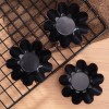 Flower-shaped Egg Tart Portuguese Tart Mold Pie Plate Cake Mold Set of 3