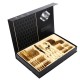 Stainless Steel Cutlery Set 24 Pcs Dinner and Steak Fork, Knife, Spoon Gift Packing