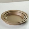 Gold Roll-Up Baking Pan Set - Round Pie & Bread Baking Mold Set of 3