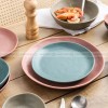 Matte Fusion Ceramic Dinner Plate Combination Tableware Set of 2 (8" and 11")