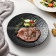 Artisanal Stone-Inspired Elegance: Set of 2 Ceramic Dinner Plates, 10.5 Inches