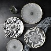 Nordic Minimalist Charm: Modern Round Ceramic Plate Set of 2 (8" and 10")