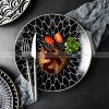 Nordic Minimalist Charm: Modern Round Ceramic Plate Set of 2 (8" and 10")