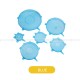 Kitchen Fresh-keeping Bowl Cover Food Grade Silicone Seal Lid  Set of 6
