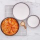 Thickened Baking Pan Removable Bottom Pizza Pan Non-stick Pie Pan