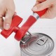 Multifunction Safety Can Opener High Carbon Steel Blade Can Opener Red