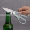 Multi-function Scissors Stainless Steel Scissors with Opener Nut Clip