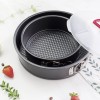 Round Lock Cake Mold Removable Bottom Non-stick Baking Pan with Lid