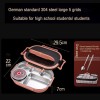 Compartmentalized Stainless Steel Insulated Lunch Box Bento Set