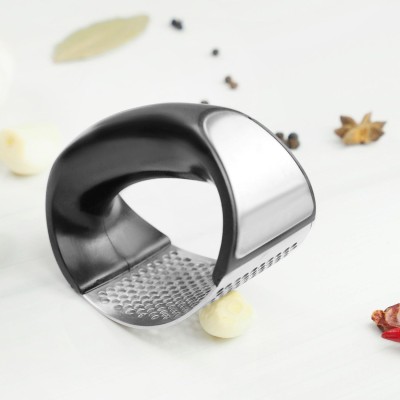 Stainless Steel Ring Hand-held Garlic Press Manual Garlic Masher 3 Pcs Stainless Steel Ring Hand-held Garlic Press Manual Garlic Masher 3 Pcs