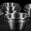 304 Stainless Steel Basin Food Grade Soup Bowl Thickened Cooking Pot