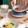 Japanese Elegance Ceramic Dinnerware Set - 16-Piece Delight