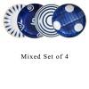 Harmony in Simplicity: Set of 4 Japanese Ceramic Deep Plates (7'' and 8'') - Timeless Elegance for Every Meal