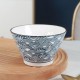 Sophisticated Japanese Elegance Ceramic Hat-Shaped Dinner Bowls - 5 inches