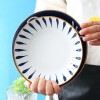 Harmony in Simplicity: Japanese Ceramic Deep Dinner Plates (7'' and 8'')