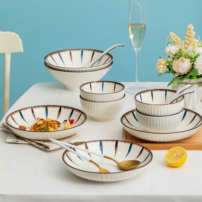 Harmony in Ceramics: Japanese-inspired Dinnerware Set of 20/26 Pieces Harmony in Ceramics: Japanese-inspired Dinnerware Set of 20/26 Pieces