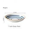 Harmony in Simplicity: Japanese Ceramic Deep Dinner Plates (7'' and 8'')