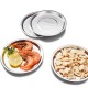 304 Stainless Steel Snack Plate Bone Spitting Dish Set of 9