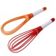 Foldable Manual Rotary Egg Beater: Essential Plastic Baking Tool