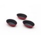 Petite Elegance Oval Egg Tart Molds: Small Pie Pan and Non-Stick Baking Set of 3