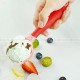 Elastic-Handled Plastic Ice Cream Scoop: Perfect for Round, Effortless Scoops