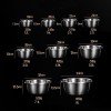 304 Stainless Steel Basin Food Grade Soup Bowl Thickened Cooking Pot