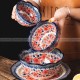 Pastoral Plumm Blossom Tableware Ceramic Dinner Bowls Plates Pots