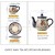 Daisy Tea & Coffee Set (4 Cups + 4 Saucers + 1 Kettle)  + $42.00 