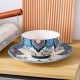 Bohemian Ceramic Dinnerware Reliefs Tableware Bowls Plates Cups