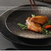 Japanese Ceramic Dinnerware Frosted Tableware Dinner Plates