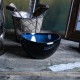 Kiln Change Dinnerware Blue Glazed Tableware Ceramic Dinner Bowl